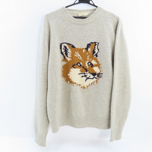 実際に弊社で買取させて頂いたMAISON KITSUNE メゾンキツネ FOX HEAD/フォックスヘッド セーター KMM-0461-B/L