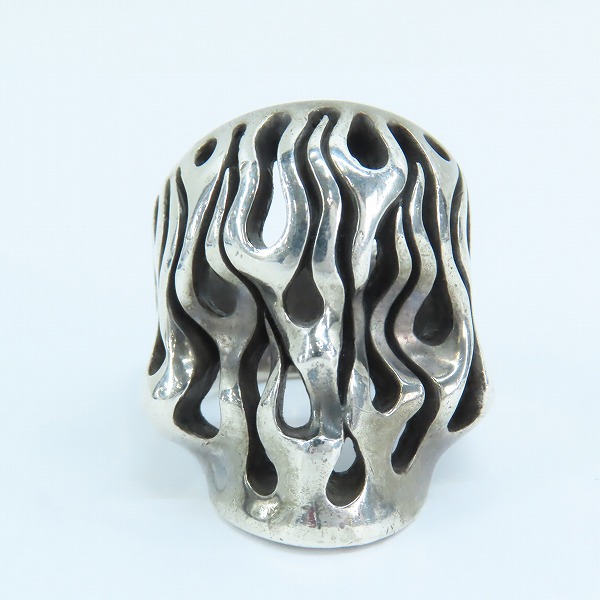 実際に弊社で買取させて頂いた【ギャラ付】Gucho/ガッチョ Pyromaniac パイロマニアックリング/21.5号-22.5号の画像 1枚目