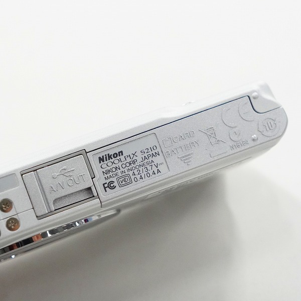 実際に弊社で買取させて頂いたNikon/ニコン COOLPIX S210 クールピクス コンパクトデジタルカメラ 動作未確認の画像 6枚目