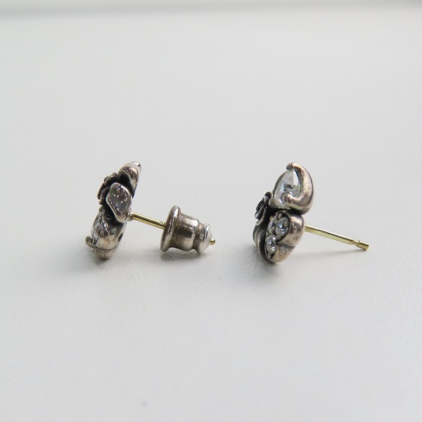 実際に弊社で買取させて頂いた【ギャラ付】KONRON/コンロン ポストK18 ピアスの画像 3枚目