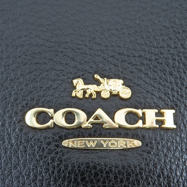 実際に弊社で買取させて頂いたCOACH/コーチ シグネチャーレザーショルダーバッグ ブラック F77979 の画像 5枚目