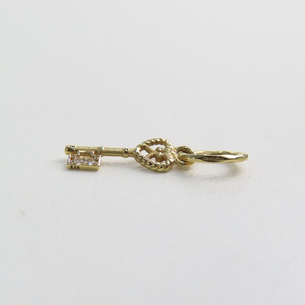 実際に弊社で買取させて頂いた【ギャラ付き】KONRON/コンロン アリスインワンダーランド スモールキーチャーム w/ダイヤモンドの画像 3枚目