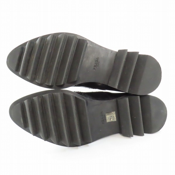 実際に弊社で買取させて頂いたPRADA/プラダ 13AW ウィングチップシューズ シャークソール/8.5の画像 2枚目