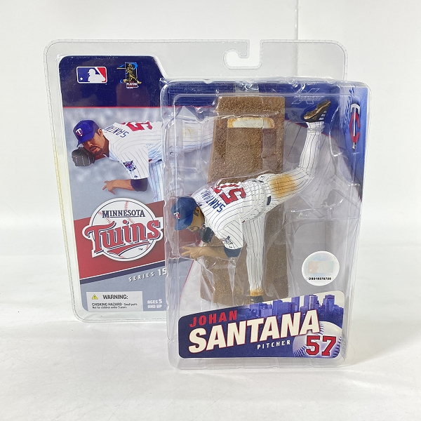 実際に弊社で買取させて頂いた【未開封】McFARLANE TOYS/マクファーレントイズ ミネソタ・ツインズ #57 JOHAN SANTANA フィギュア