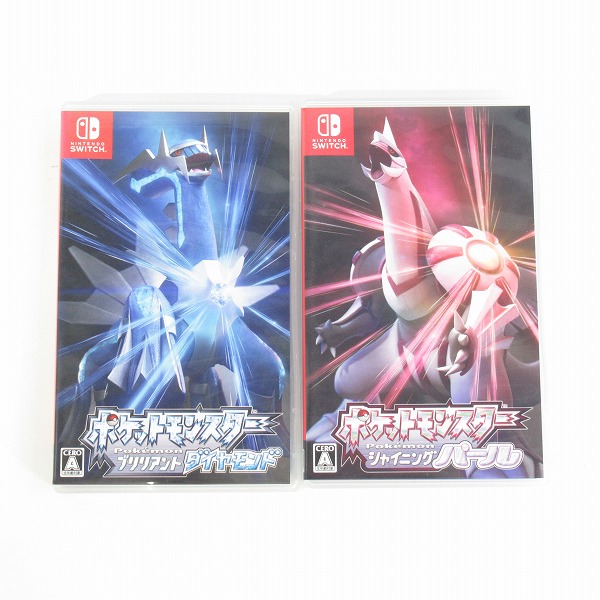 実際に弊社で買取させて頂いたニンテンドースイッチ ソフト ポケットモンスター/ポケモン ブリリアントダイヤモンド/シャイニングパール 2点セット