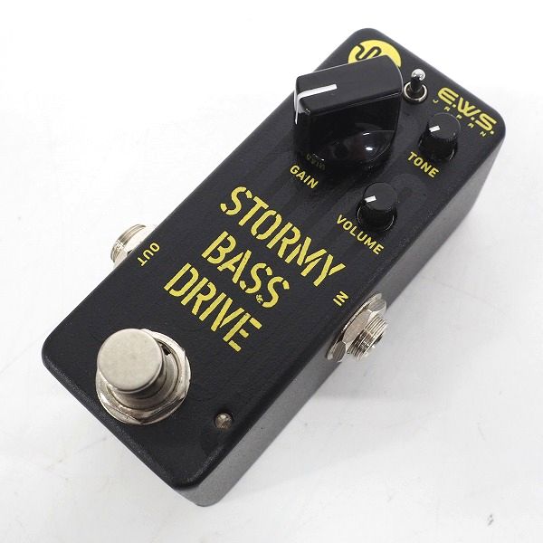 実際に弊社で買取させて頂いた【美品】EWS/エンジニアリング ワーク ストア Stormy Bass Drive ベース用オーバードライブ エフェクター/動作確認済