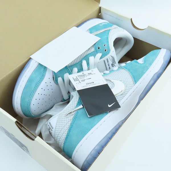 実際に弊社で買取させて頂いた【未使用】APRIL SKATEBOARDS×NIKE/エイプリルスケートボード×ナイキ エスビー DUNK LOW PRO QS FD2562-400/27.0の画像 7枚目