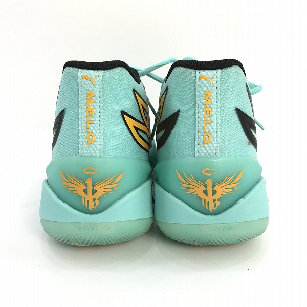 実際に弊社で買取させて頂いたPuma/プーマ MB02 Honeycomb/ハニカム ラメロ・ボール シグネイチャーモデル"Turquoise/Black/Yellow" 377590-01/27.5の画像 1枚目