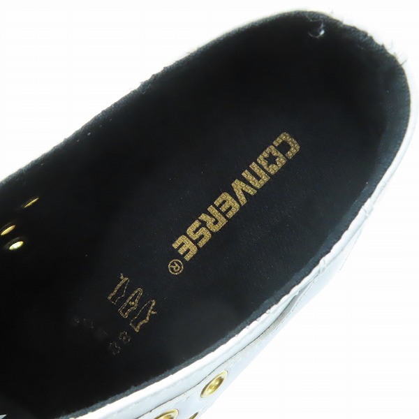 実際に弊社で買取させて頂いたCONVERSE/コンバース JACK PURCELL/ジャックパーセル RLY X-ENAMEL 1B063/27の画像 4枚目