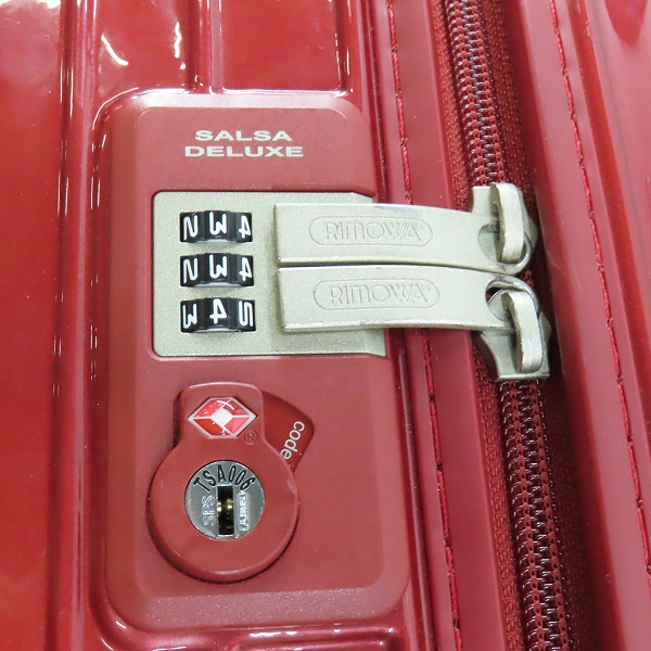 実際に弊社で買取させて頂いたRIMOWA/リモワ サルサデラックス 78L マルチホイール 4輪 スーツケース/キャリーバッグ 830.70 の画像 8枚目