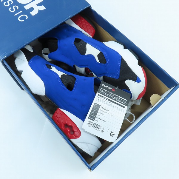 実際に弊社で買取させて頂いた【未使用】Reebok/リーボック INSTAPUMP FURY OG/インスタポンプフューリー トリコロール M40934/26.0の画像 7枚目
