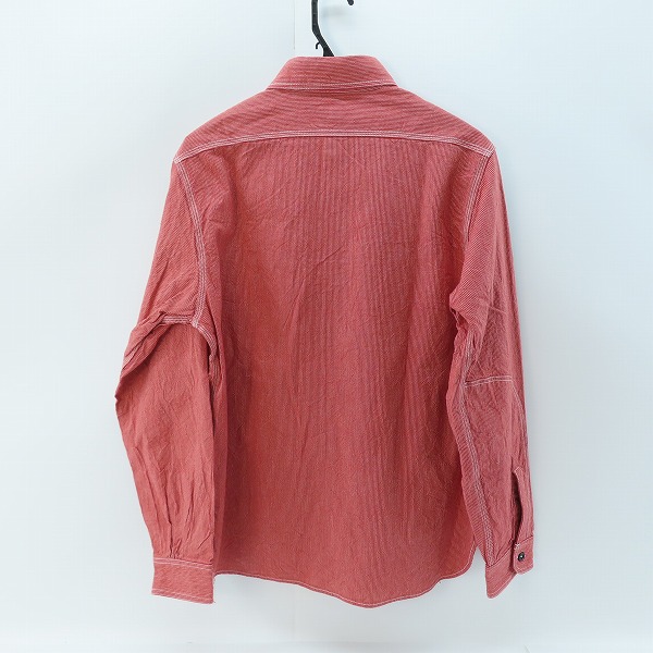 実際に弊社で買取させて頂いた【未使用】 SUGAR CANE/シュガーケーン JEAN CORD WORK SHIRT/ジーンコードワークシャツ  レッド SC25511/Mの画像 1枚目