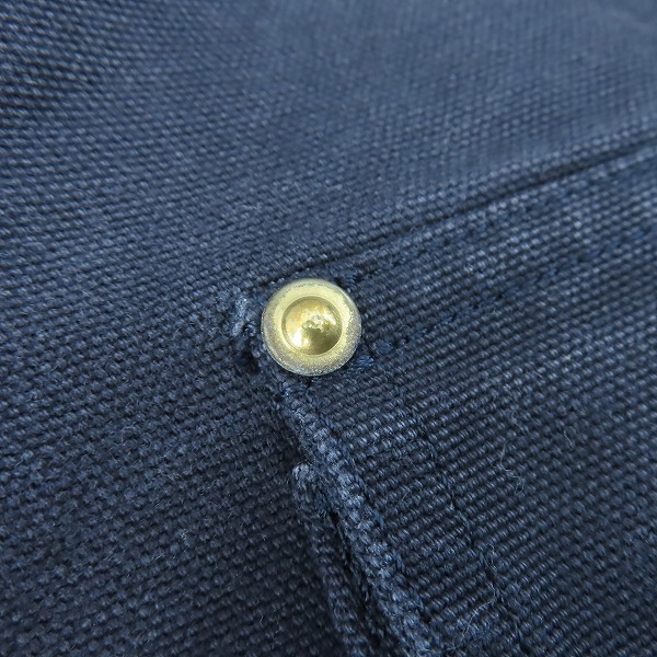 実際に弊社で買取させて頂いたSTUSSY×Carhartt/ステューシー×カーハート WIP Chore Coat チョアコート ダック地 カバーオール/Sの画像 7枚目