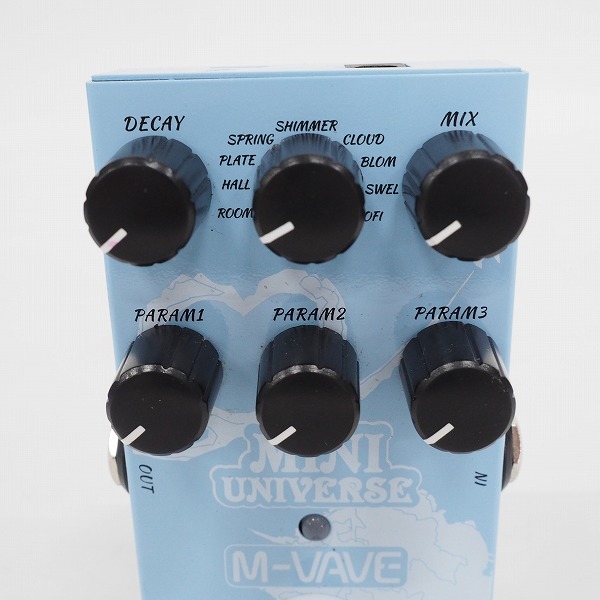 実際に弊社で買取させて頂いたM-VAVE MINI UNIVERSE/ミニユニバース リバーブ エフェクター【動作確認済】の画像 1枚目