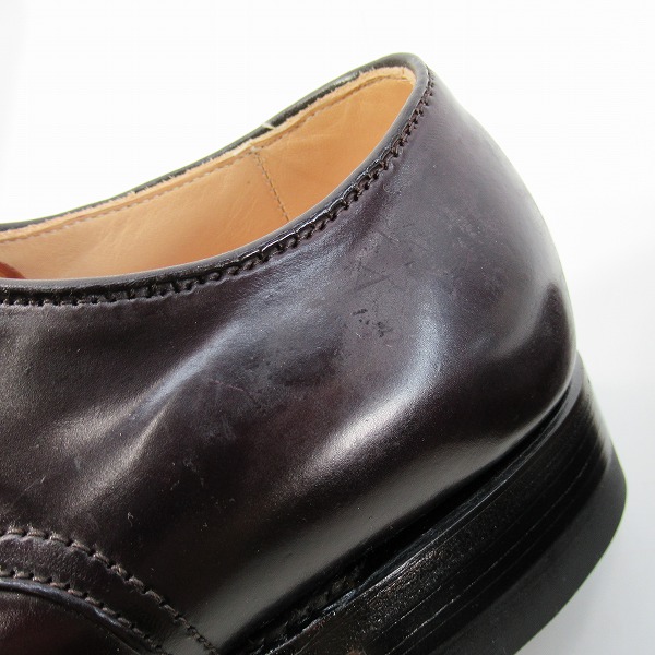 実際に弊社で買取させて頂いたALDEN/オールデン シェルコードバン Vチップ レザーシューズ 54321/7.5の画像 7枚目