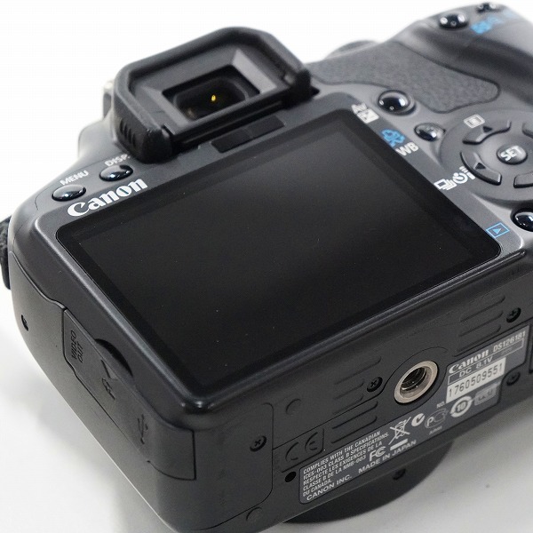 実際に弊社で買取させて頂いたCanon/キャノン EOS Kiss X2 デジタル一眼レフカメラ ボディ 簡易動作確認済みの画像 5枚目