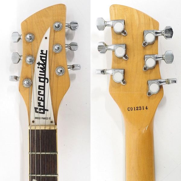 実際に弊社で買取させて頂いた★【難有り】Greco/グレコ RG-85-N リッケンバッカーType エレキギター 1991年製 ソフトケース付の画像 2枚目