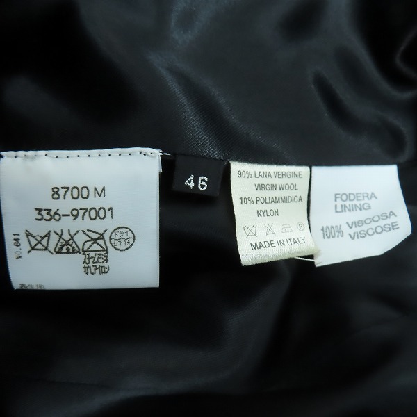 実際に弊社で買取させて頂いたgiuliano Fujiwara/ジュリアーノフジワラ イタリア製 ロングコート 46の画像 3枚目