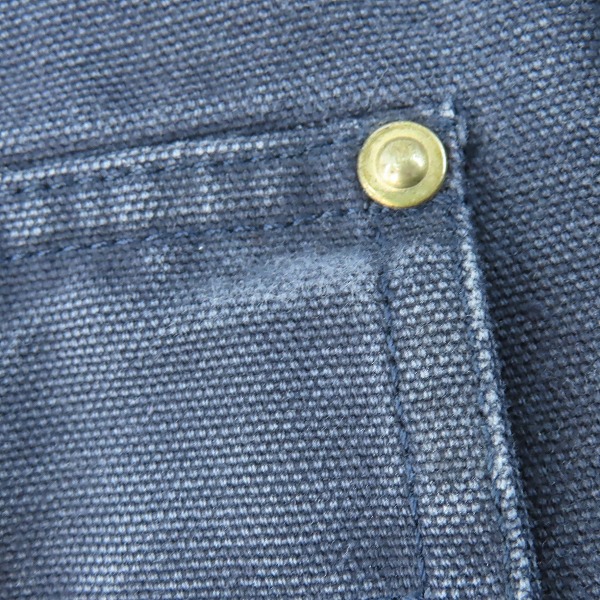 実際に弊社で買取させて頂いたSTUSSY×Carhartt/ステューシー×カーハート WIP Chore Coat チョアコート ダック地 カバーオール/Sの画像 6枚目