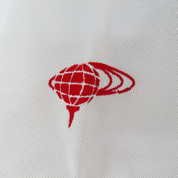 実際に弊社で買取させて頂いたBEAMS GOLF/ビームスゴルフ ポロシャツ ホワイト 82-02-0513-336/Mの画像 3枚目