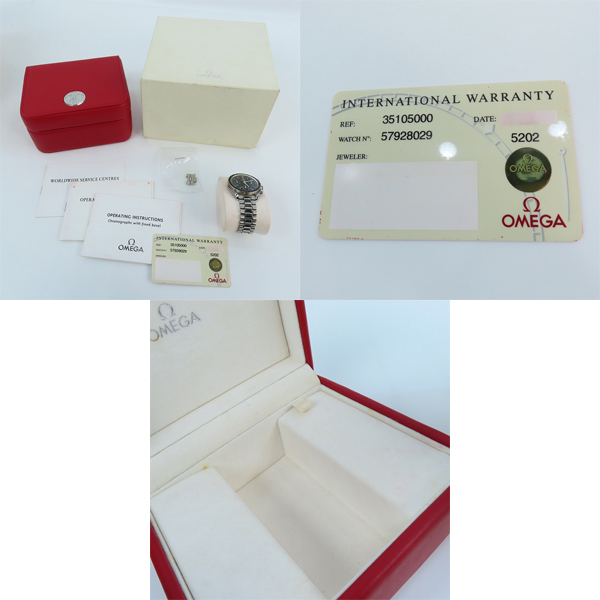 実際に弊社で買取させて頂いた【ギャラ付き】OMEGA/オメガ スピードマスター オートマチック 腕時計/3510.50.00の画像 9枚目