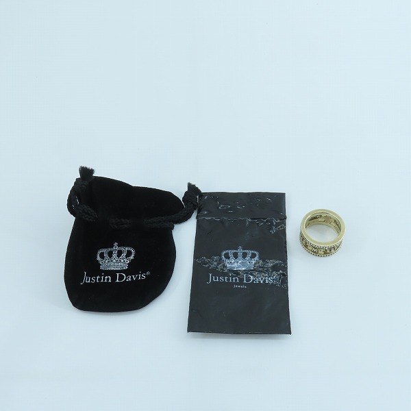 実際に弊社で買取させて頂いたJustin Davis/ジャスティンデイビス MEDIEVAL WEDDING BAND RING/メディバル ウェディング バンド リング 16-17号の画像 9枚目