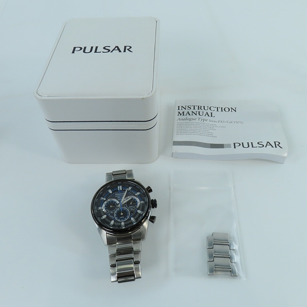 実際に弊社で買取させて頂いたSEIKO/セイコー PULSAR/パルサー WRC RALLY ラリー ソーラー 腕時計 PX5019X1の画像 8枚目