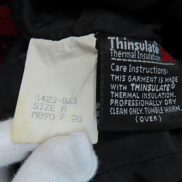 実際に弊社で買取させて頂いたPENDLETON/ペンドルトン 70s USA製 ブロックチェック ジップアップジャケット/Mの画像 3枚目