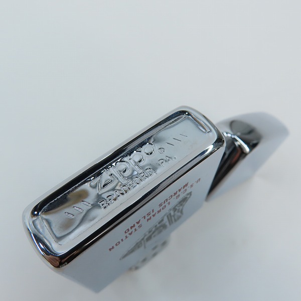 実際に弊社で買取させて頂いたZIPPO/ジッポー MINAMITORISHIMA 米国沿岸警備隊 南鳥島 84年製の画像 3枚目