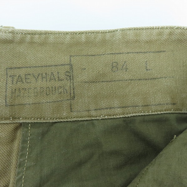 実際に弊社で買取させて頂いたFRENCH ARMY/フランス軍  ヴィンテージ 後期型 M-47 カーゴパンツ/Lの画像 3枚目