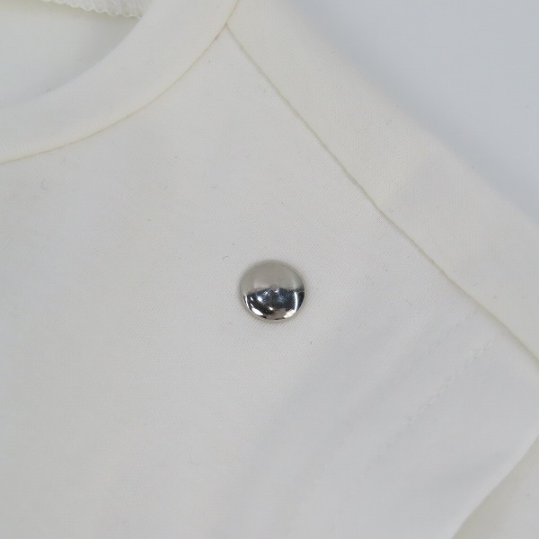 実際に弊社で買取させて頂いた【未使用】NO ID./ノーアイディー 変形デザイン Tシャツ ホワイト 452006-115T/1の画像 5枚目