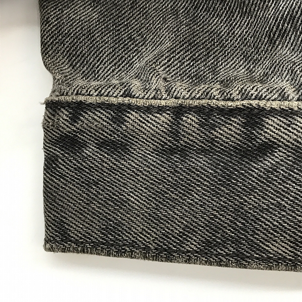 実際に弊社で買取させて頂いたLevi's/リーバイス ユーロリーバイス/チュニジア製/ブラックデニムジャケット/Gジャン 70503-02/XXLの画像 7枚目