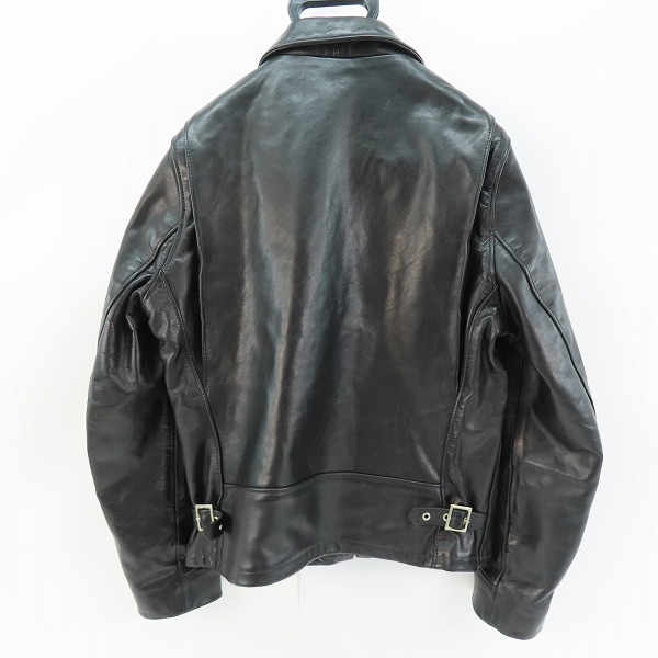 実際に弊社で買取させて頂いたSchott/ショット カウレザー/牛革 トラッカージャケット/シングルライダース 7209/40の画像 1枚目