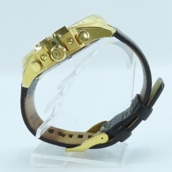 実際に弊社で買取させて頂いたDIESEL/ディーゼル MEGA CHIEF/メガチーフ クオーツ 腕時計 DZ-4344【動作未確認】の画像 1枚目