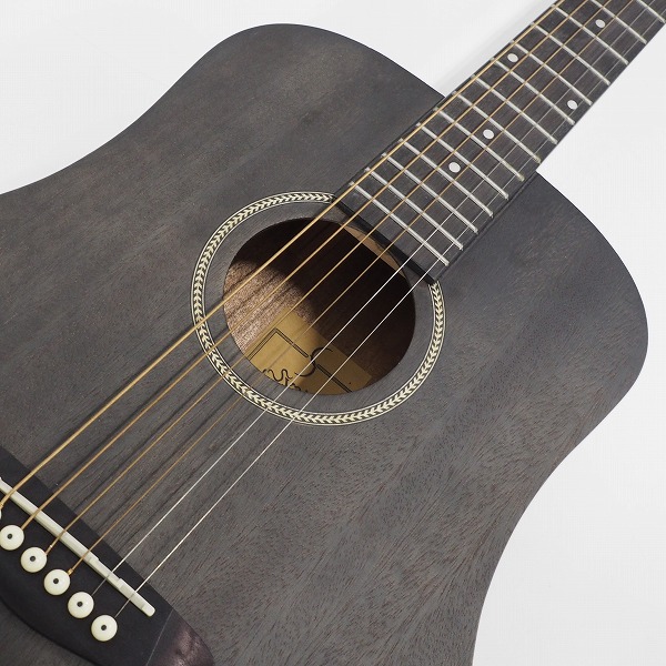 実際に弊社で買取させて頂いた★S.Yairi/ヤイリ Compact Acoustic Series YM-02/BLK ミニアコースティックギター/アコギ ソフトケース付の画像 5枚目