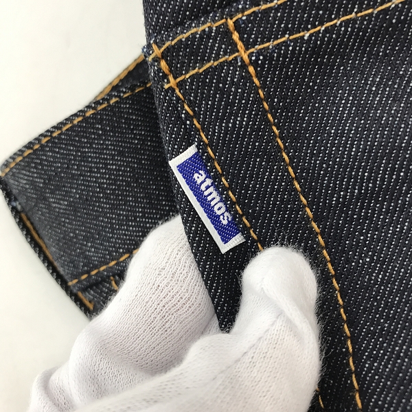 実際に弊社で買取させて頂いた【未使用】ATMOS/アトモス TYPE 2/タイプ2 デニムパンツ AT19302/33の画像 3枚目