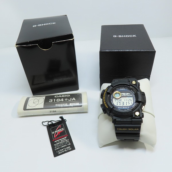 実際に弊社で買取させて頂いたG-SHOCK/Gショック FROGMAN/フロッグマン 黒金 腕時計 GWF-1000G-1JRの画像 8枚目