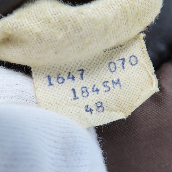 実際に弊社で買取させて頂いた【難有】Schott/ショット 184SM A2 レザーフライトジャケット /48の画像 2枚目