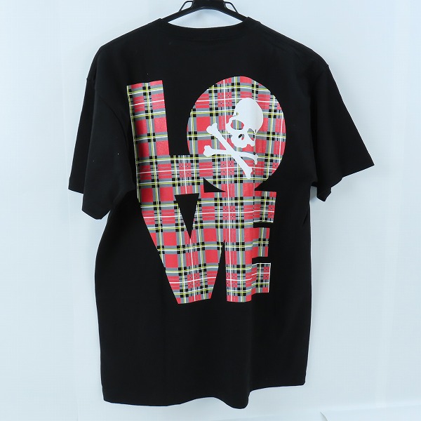 実際に弊社で買取させて頂いたmastermind JAPAN/マスターマインド FINAL COUNT DOWN/ファイナルカウントダウン LOVEプリント Tシャツ/Lの画像 1枚目