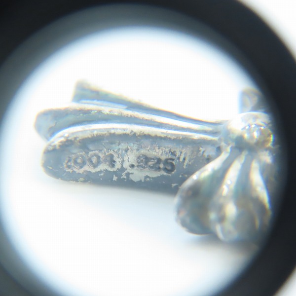 実際に弊社で買取させて頂いたCHROME HEARTS/クロムハーツ CRS BBYFAT SAPH ベビーファット チャーム パヴェピンクサファイアの画像 5枚目