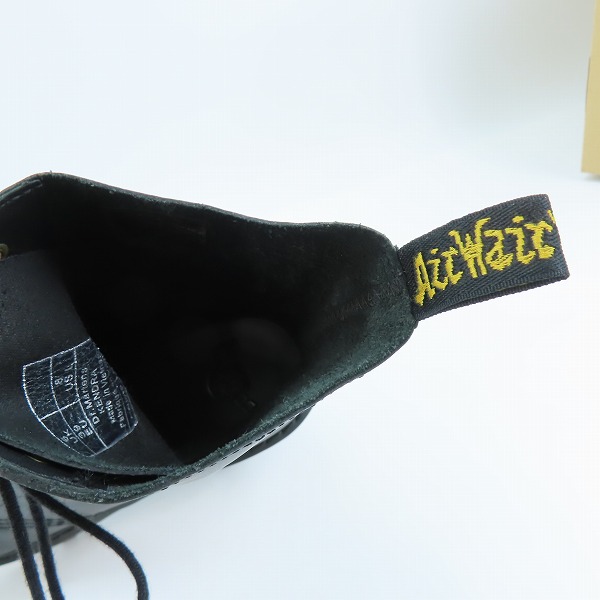 実際に弊社で買取させて頂いたDr.Martens/ドクターマーチン KENDRA/ケンドラ 10ホール レースアップ ヒールブーツ 23927001/UK6の画像 4枚目