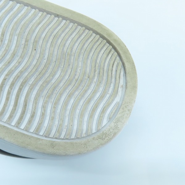 実際に弊社で買取させて頂いたnano universe/ナノユニバース ダメリーノ レザー スニーカー ブラック NUC11SNK002KY /25の画像 6枚目