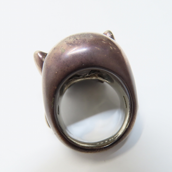 実際に弊社で買取させて頂いたTHIRTEEN DESIGNS/サーティーンデザインズ ホラースカルリング 17-18号の画像 5枚目