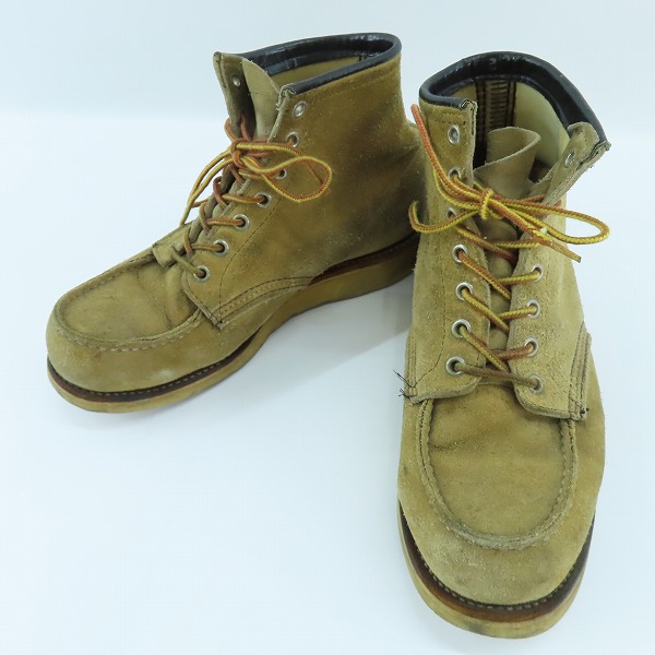 実際に弊社で買取させて頂いたRED WING/レッドウィング 犬タグ スウェード アイリッシュセッター/7E