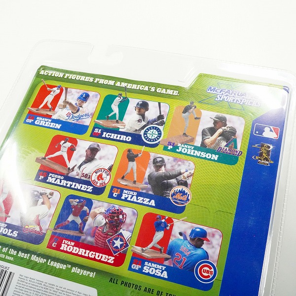 実際に弊社で買取させて頂いた【未開封】McFARLANE TOYS/マクファーレントイズ テキサス・レンジャーズ #7 IVAN RODRIGUEZ イバン・ロドリゲス フィギュアの画像 6枚目