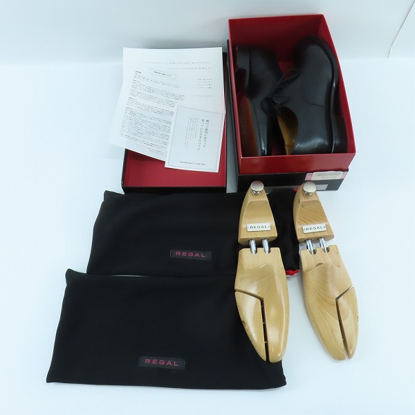 実際に弊社で買取させて頂いたThe MASTER REGAL/マスターリーガル ストレートチップ ビジネスシューズ 01AL/26.0の画像 7枚目