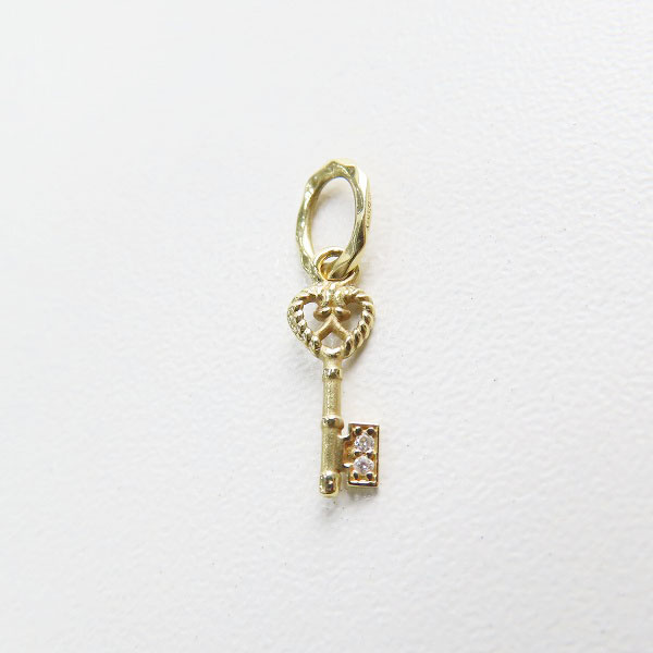 実際に弊社で買取させて頂いた【ギャラ付き】KONRON/コンロン アリスインワンダーランド スモールキーチャーム w/ダイヤモンドの画像 1枚目