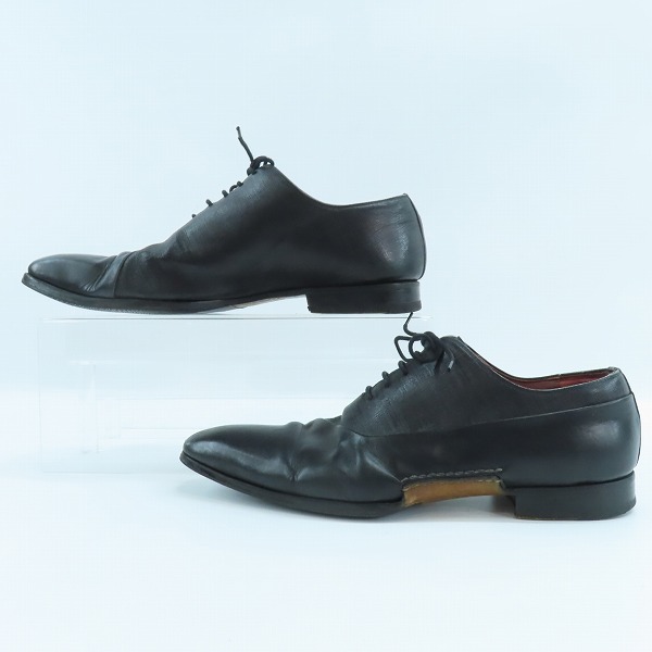 実際に弊社で買取させて頂いたMAGNANNI/マグナーニ レザー 切替 ドレスシューズ/41の画像 3枚目