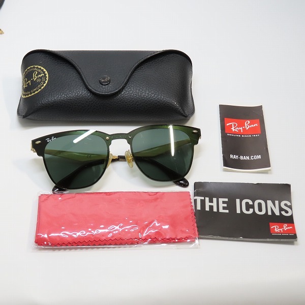 実際に弊社で買取させて頂いたRay-Ban/レイバン BLAZE CLUBMASTER ブレイズ クラブマスター サングラス/アイウェア RB3576の画像 9枚目