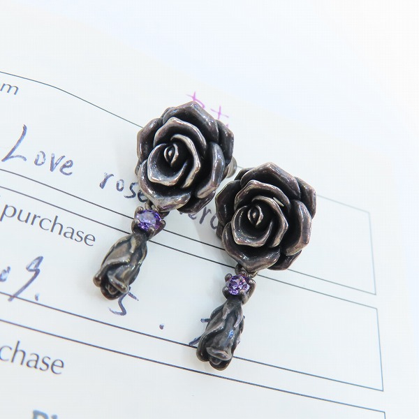 実際に弊社で買取させて頂いた【ギャラ付き】KONRON/コンロン ラブローズピアス 